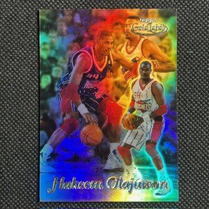 2000-01 Topps Gold Label Hakeem Olajuwon #11 BASKETBALL Houston Rockets